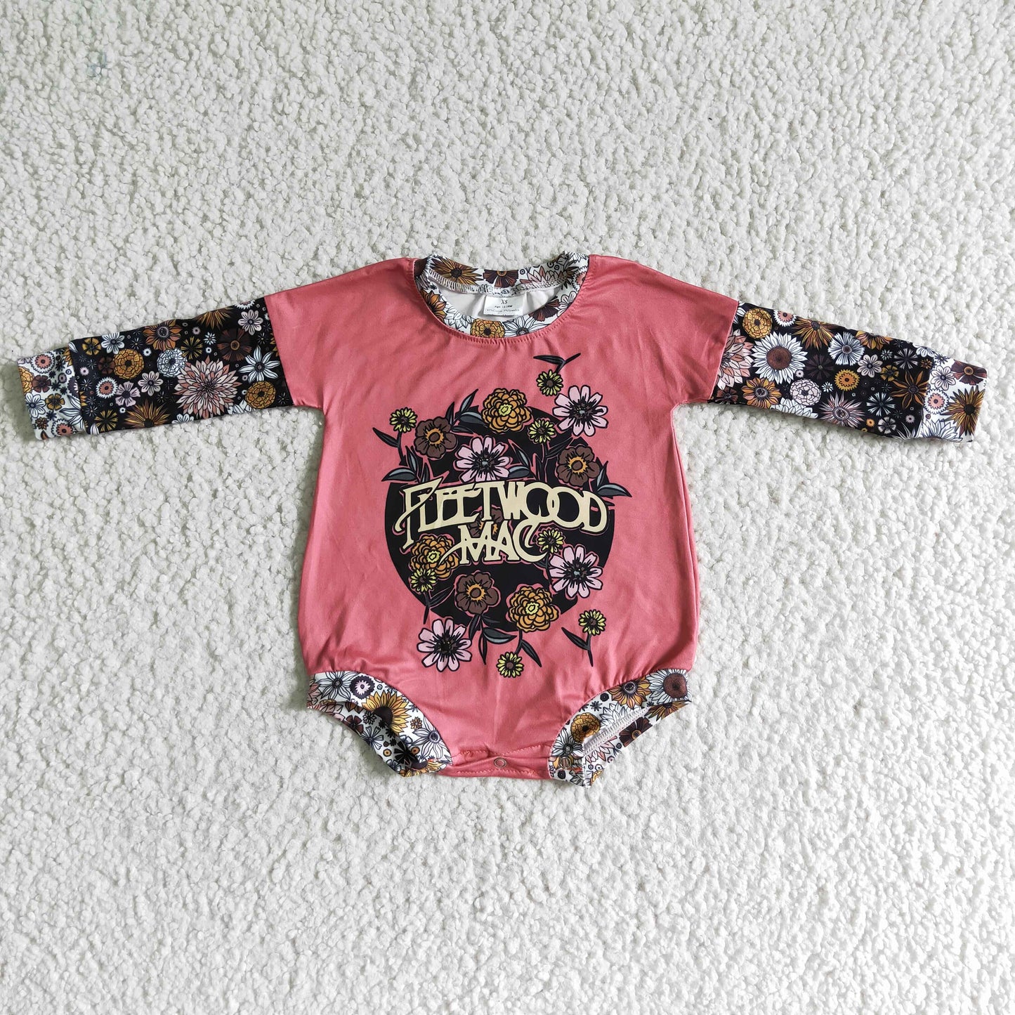 LR0020 Cute Flower Girls Romper