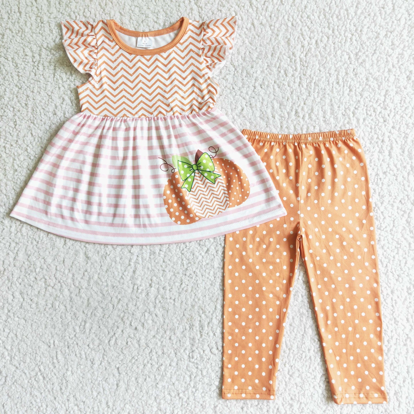 GSPO0172 Fall Pumpkin Girls Outfits