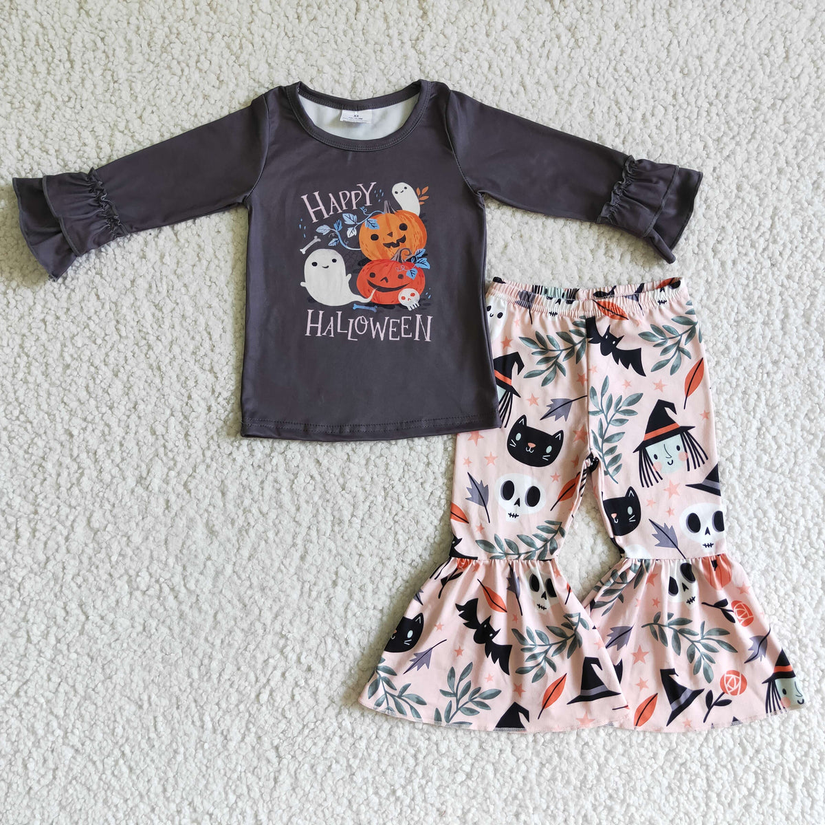 GLP0239 Happy Halloween Girls Cat Outfits