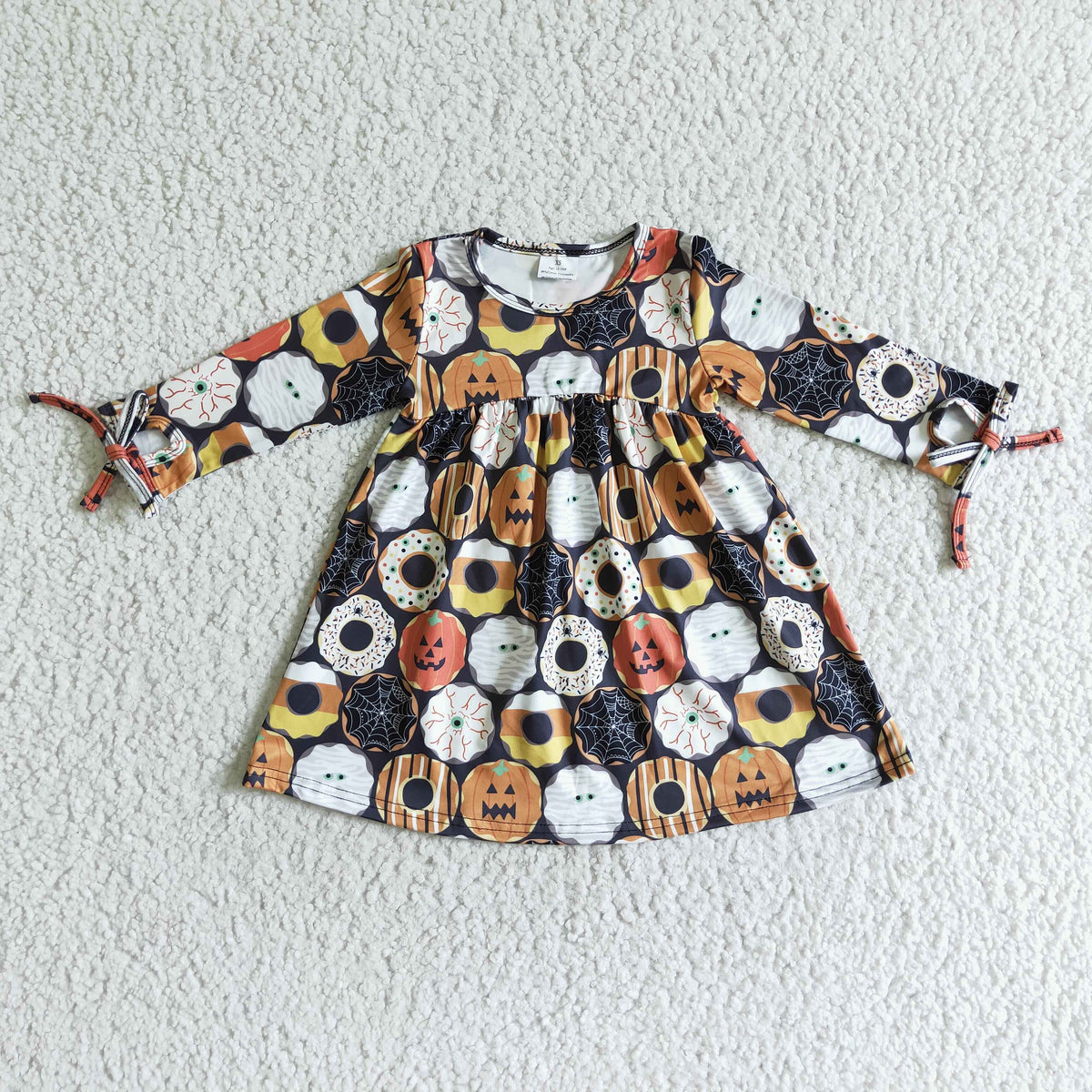 GLD0066 Halloween Fall Adorable Donut Dress
