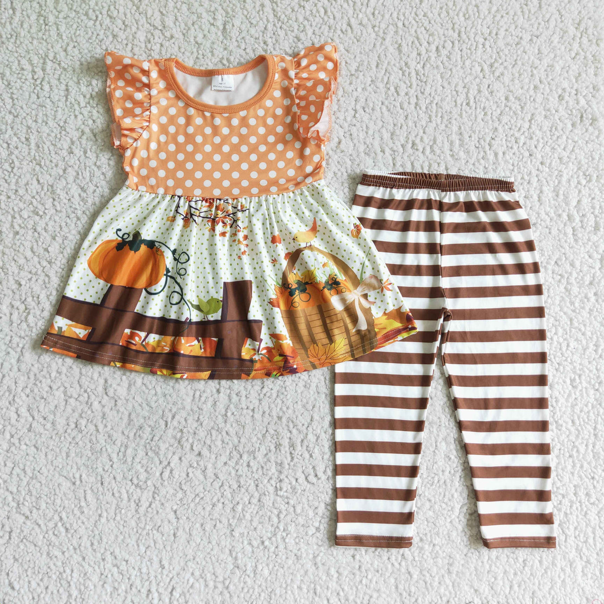 GSPO0173 Fall Pumpkin Girls Outfits