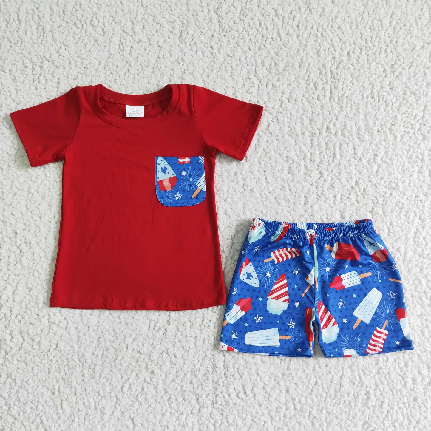 BSSO0025 4th Of July Boys Summer Set