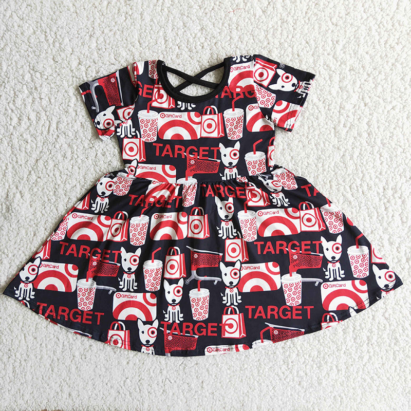 Short Sleeve Baby Girls Twirl Dress