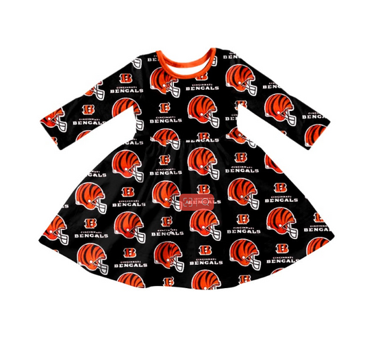 custom S 8.21 Red & black girls dress