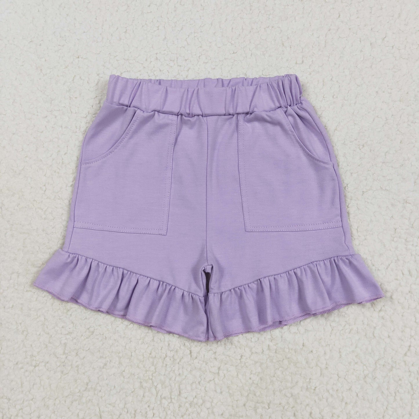 SS0561 cotton blue girls shorts