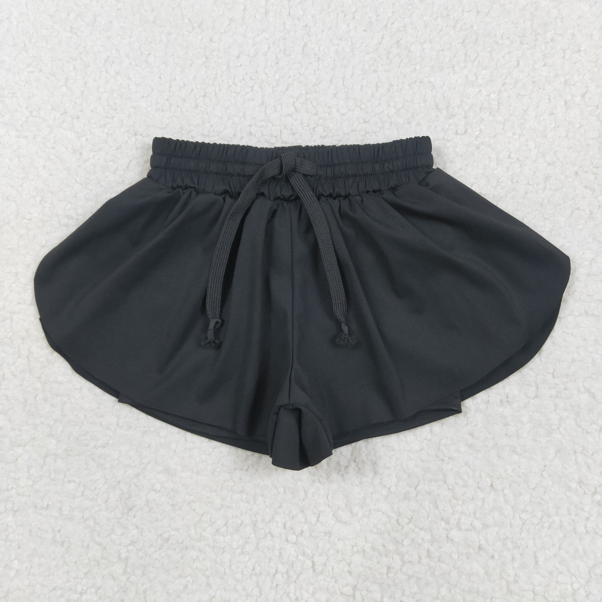 SS0551 yoga black girls shorts