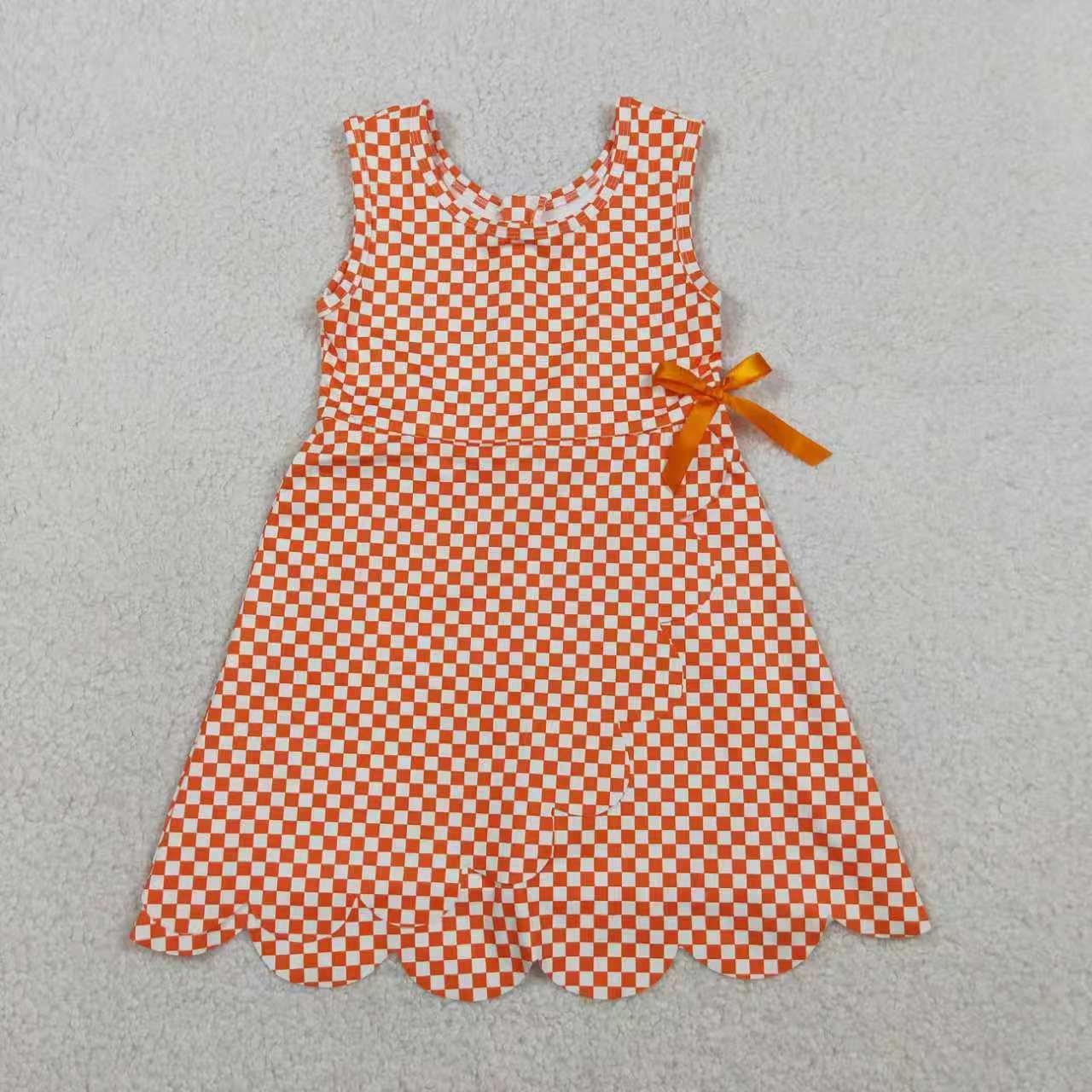 Yoga Checkered Skorts Girls Dress Sibling Clothes