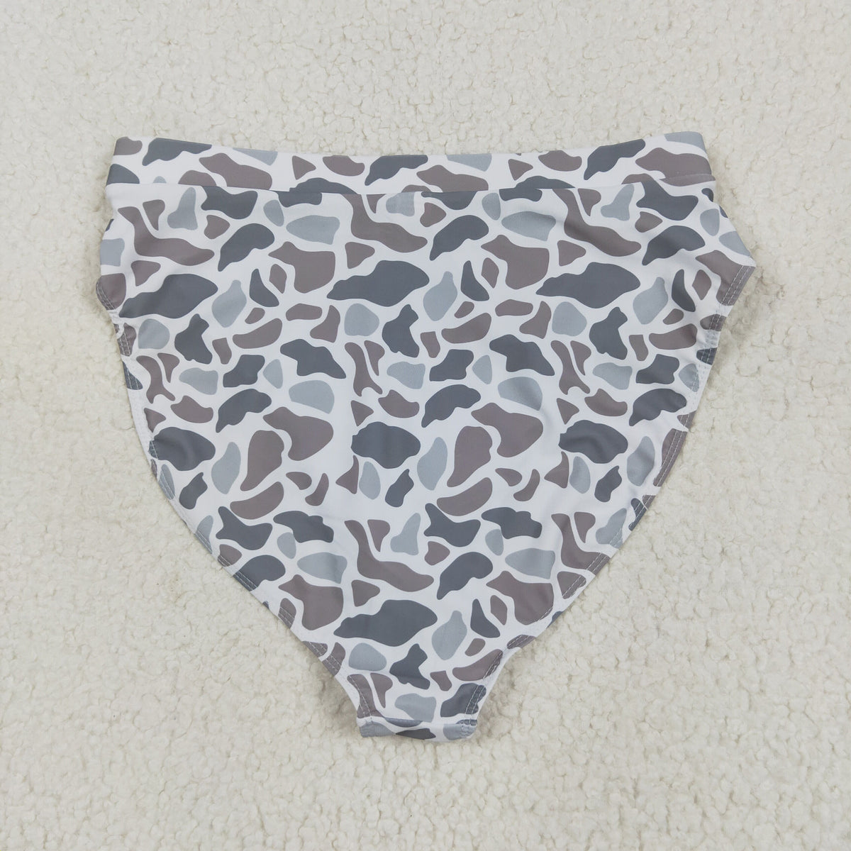 S0557 hunting grey camo adult woman swimsuits shorts