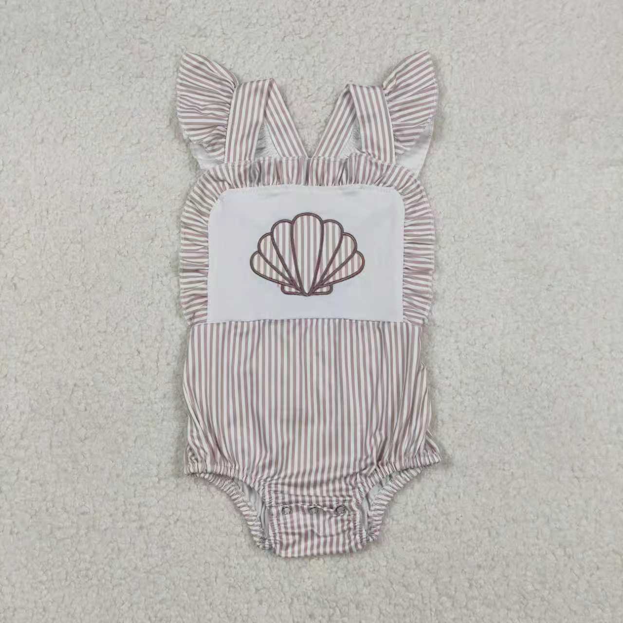 Embroidery Shell Set/Romper RTS Sibling Clothes