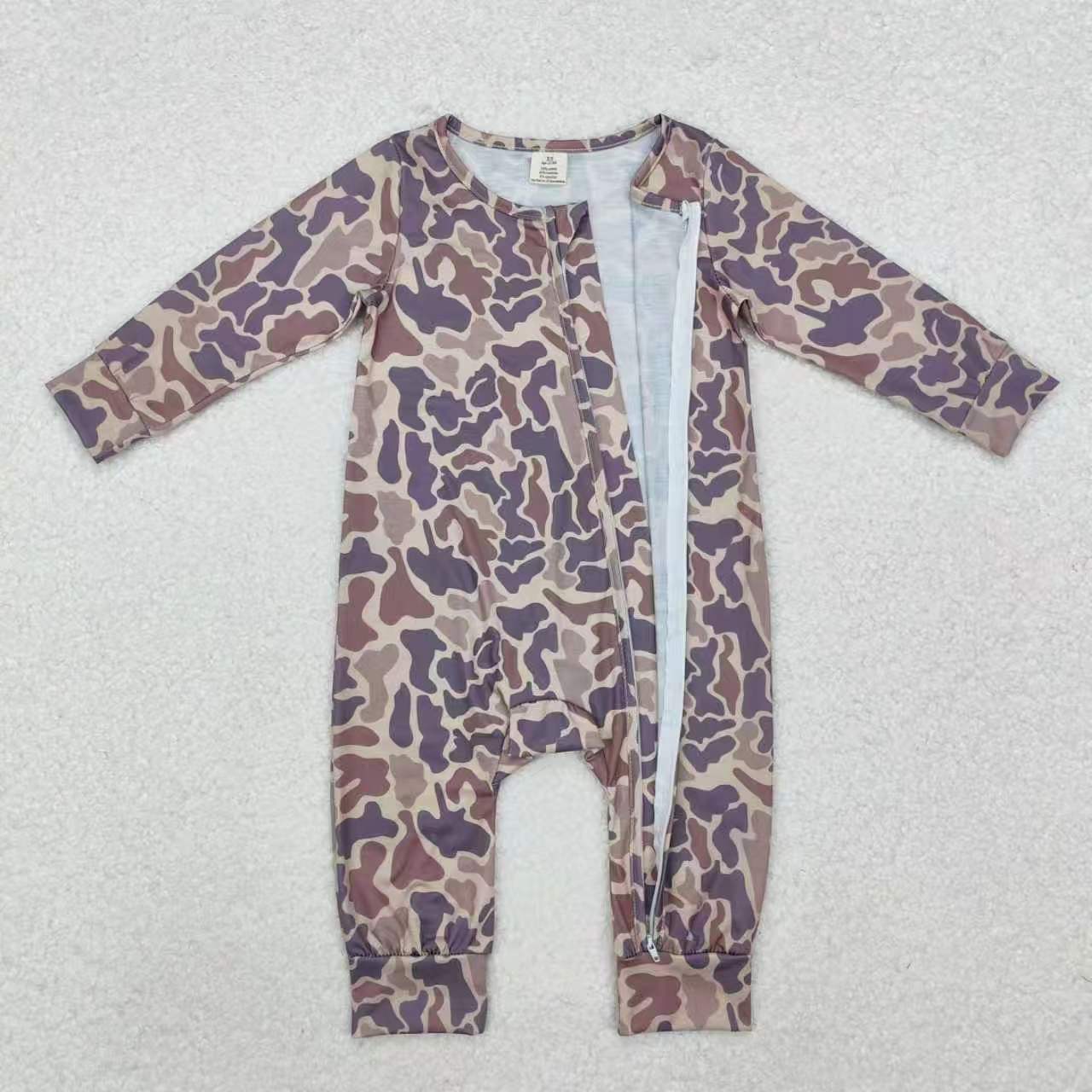 Camo Hoodie Top/Zipper Romper/Shorts Sibling Clothes RTS