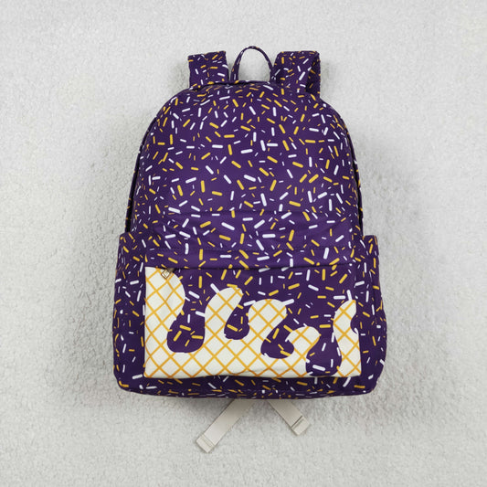 BA0327 Purple Sprinkles Kids Bags