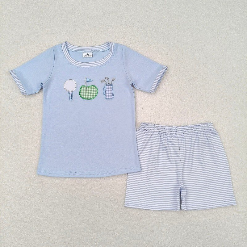 embroidery golf RTS sibling clothes