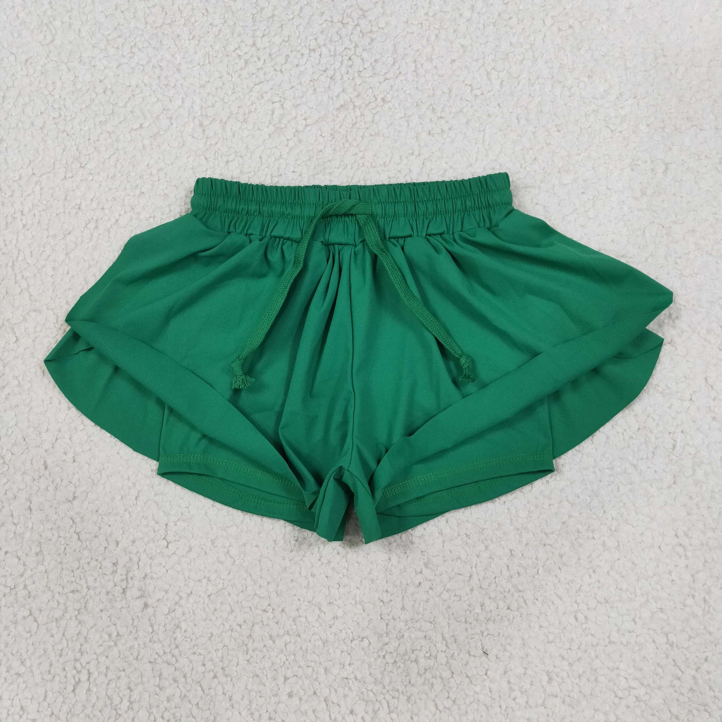 SS0938 Yoga Green Girls Shorts