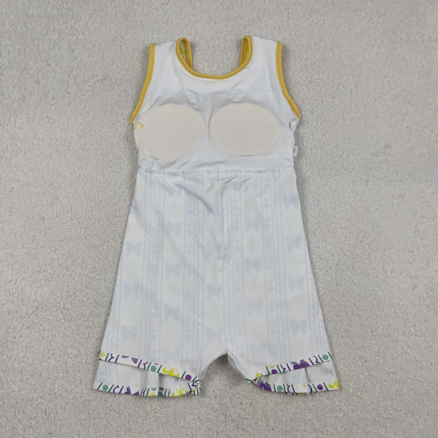 GSD2947 yoga Mardi Gras sleeveelss skorts girls dress