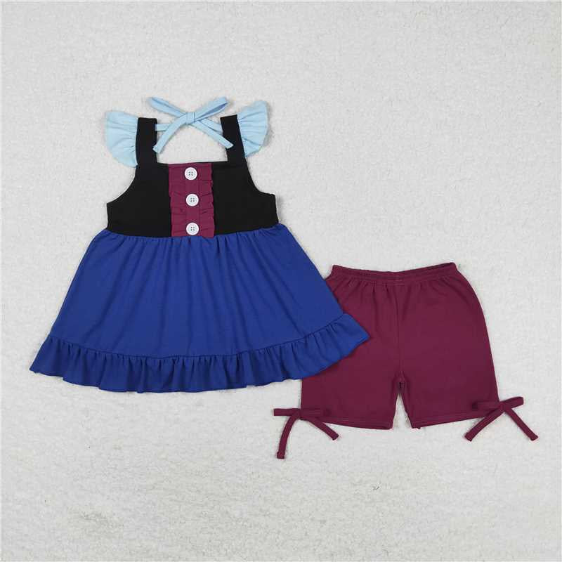 cartoon princess girls set RTS Sibling Clothes