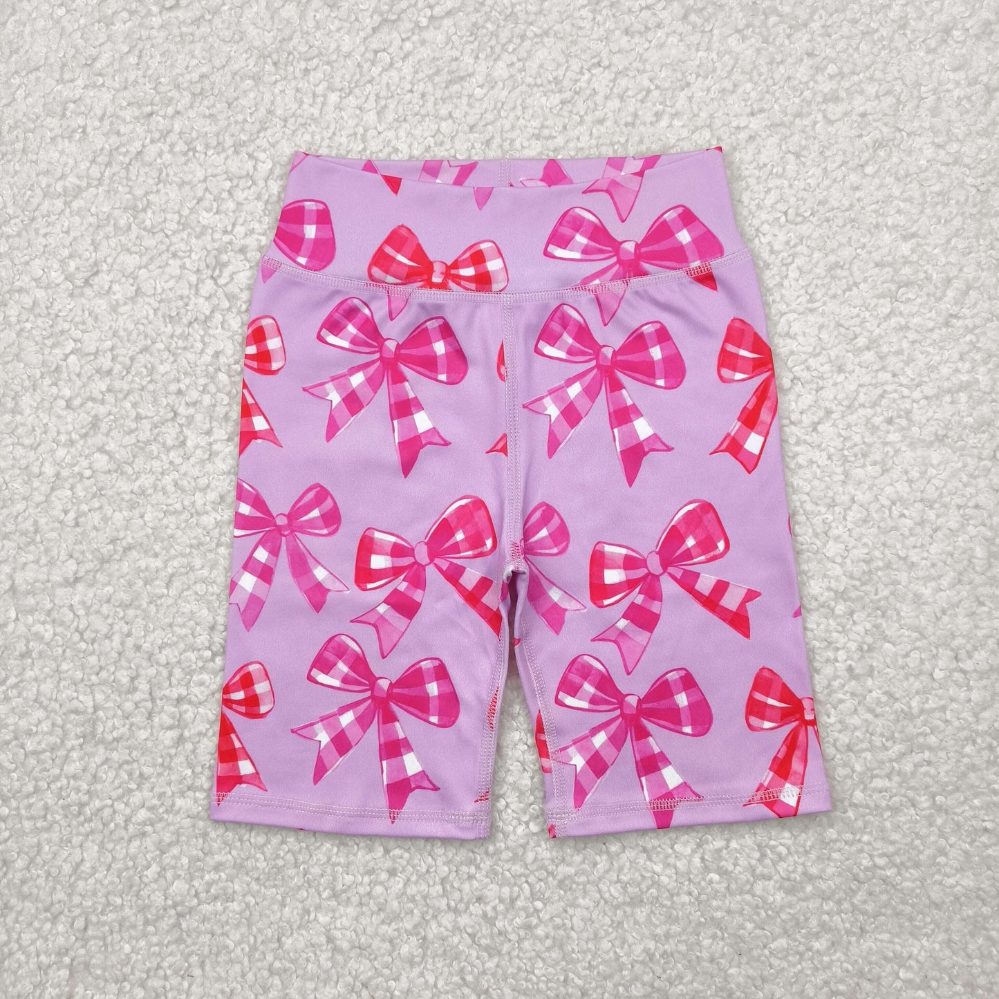 SS0540 hot pink bows coquette bows girls shorts