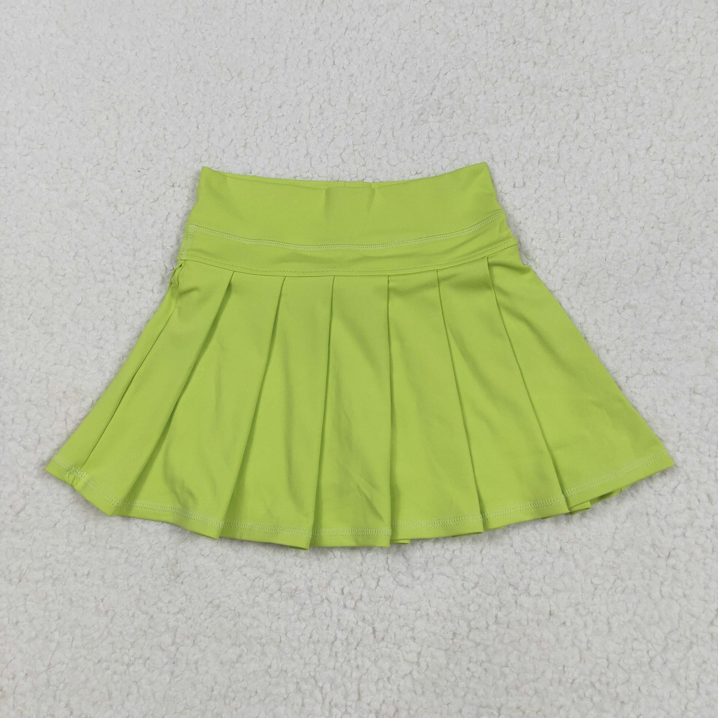 GLK0081 yoga yellow skirt with shorts girls skirt