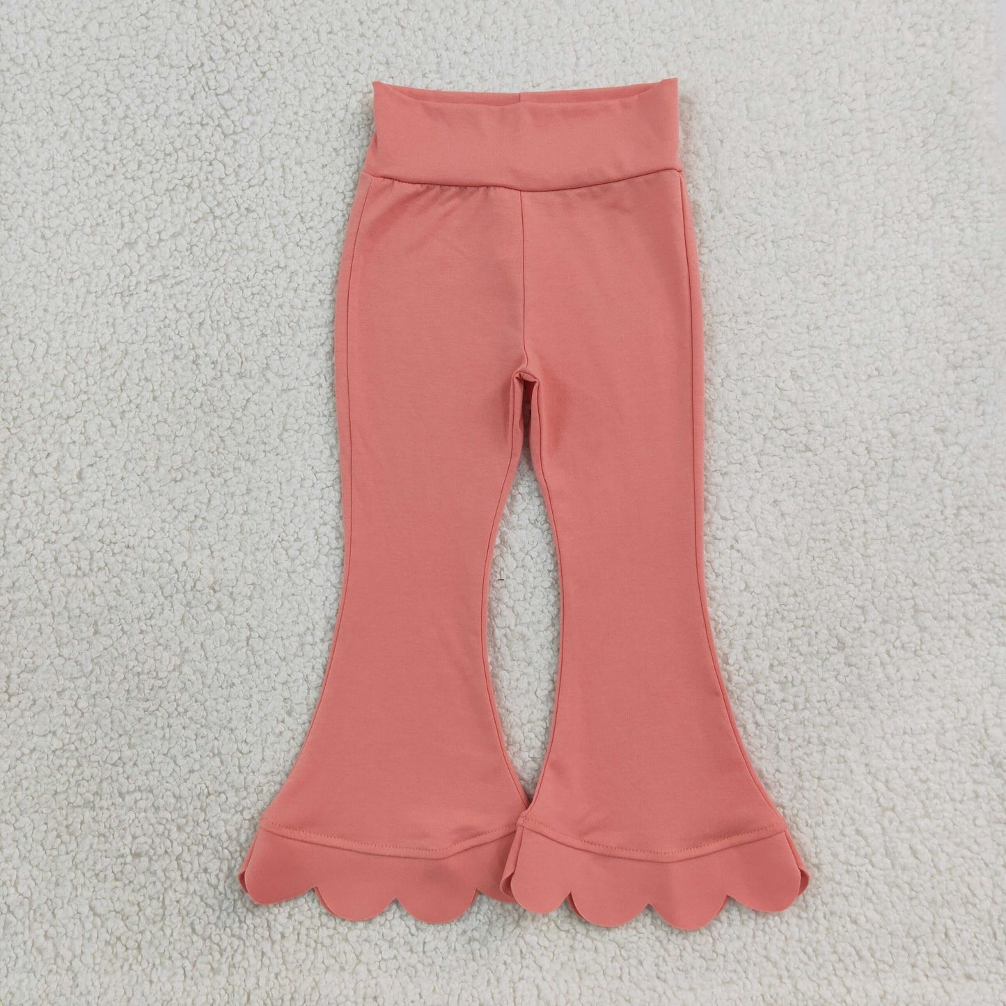 P1076 Scallop Pink Girls Pants