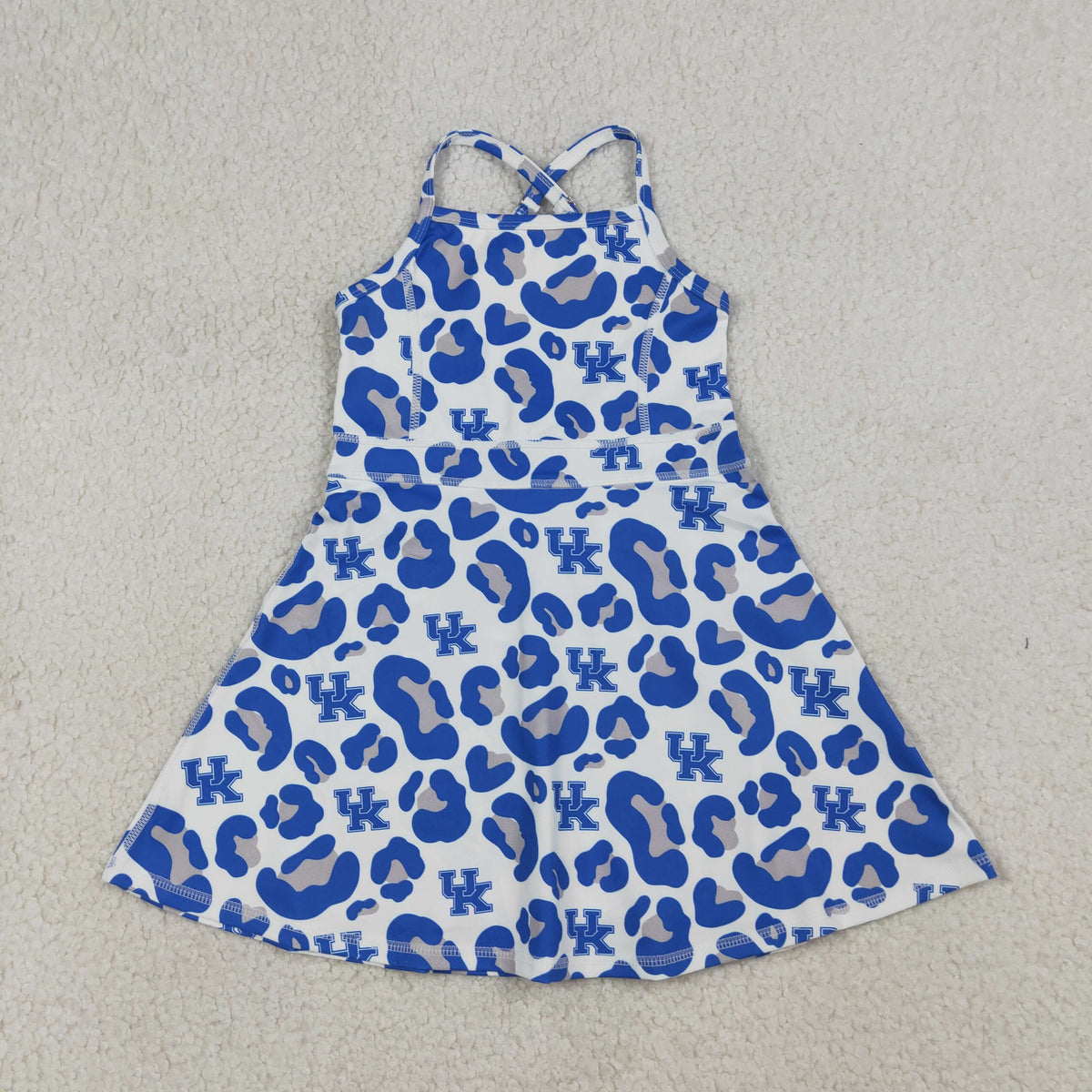 GSD3630 Football Item Camo Sleeveless Skorts Girls Dress