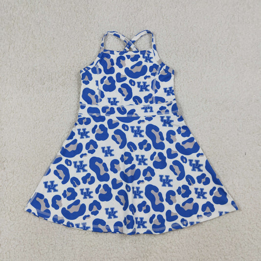 GSD3630 Football Item Camo Sleeveless Skorts Girls Dress