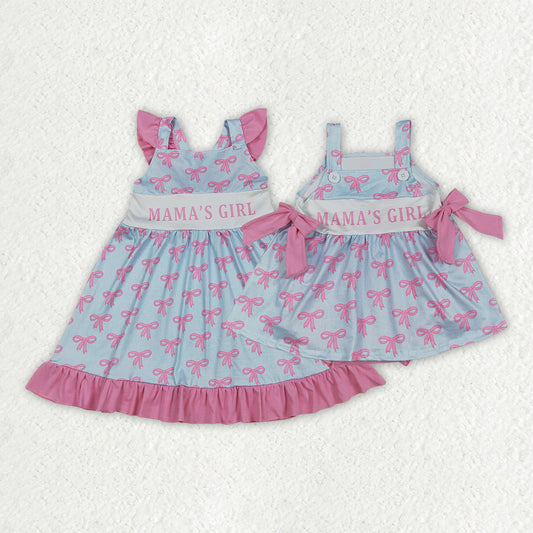 Mama's Girl Bows Dress/Romper Sibling Clothes RTS