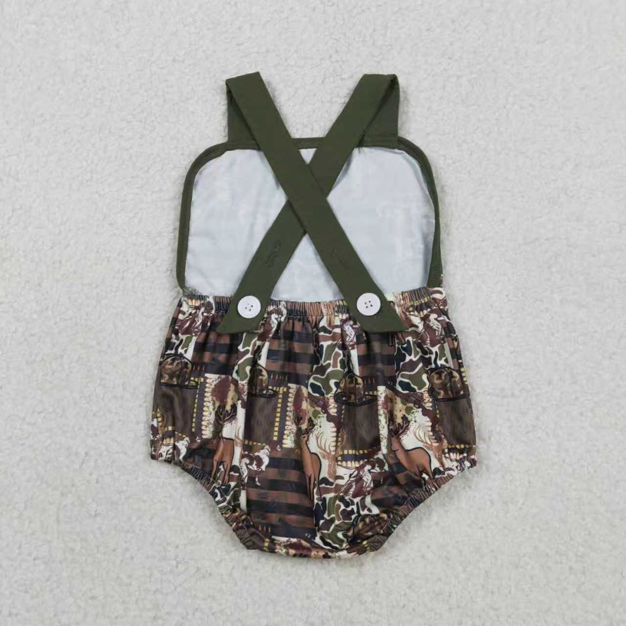 Hunting Camo Deer Boys Romper/Set RTS Sibling Clothes