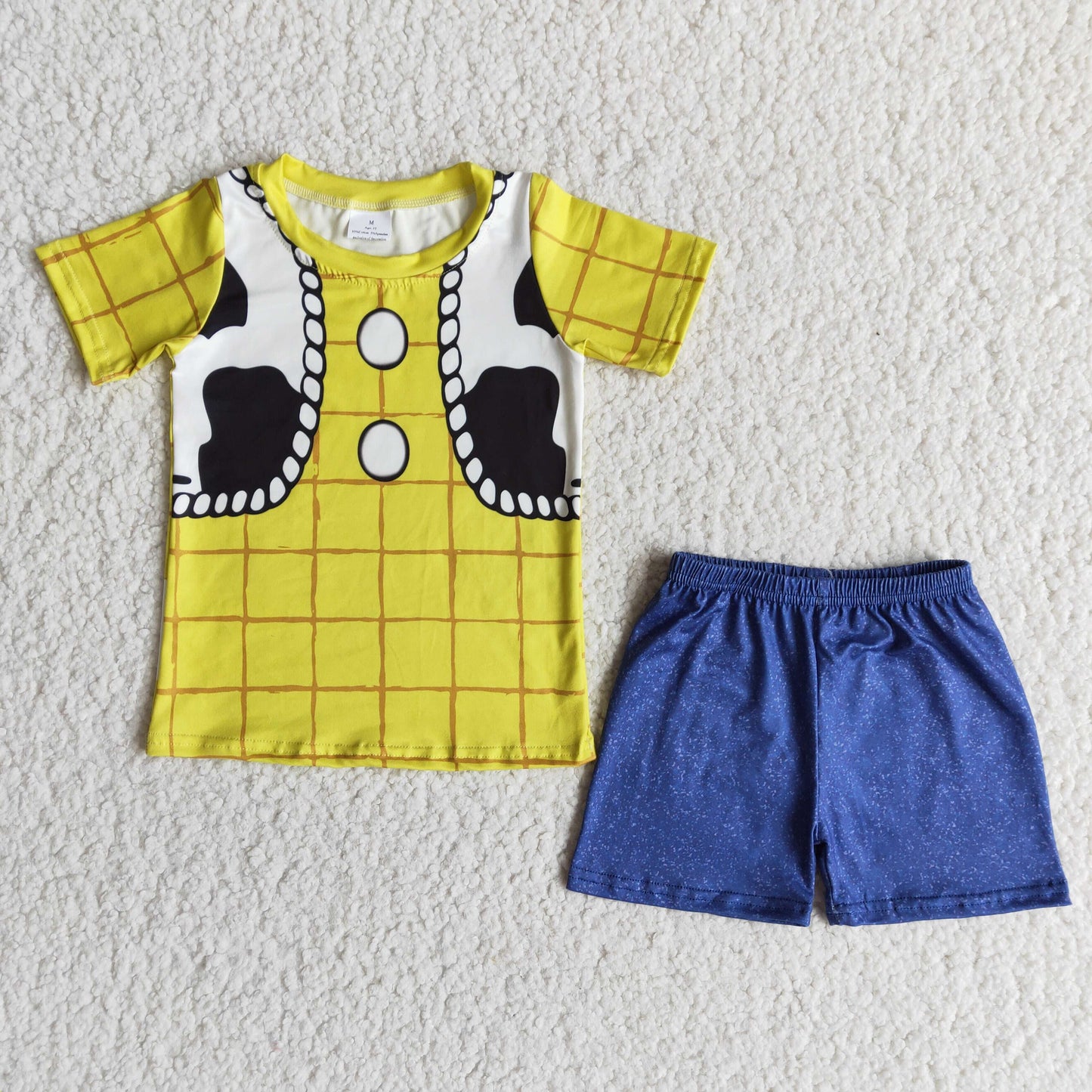 E10-30 Boys Cartoon Toy Summer Outfits