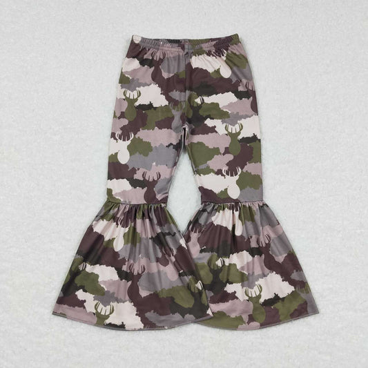P0310 Hunt camo milk silk girls pants
