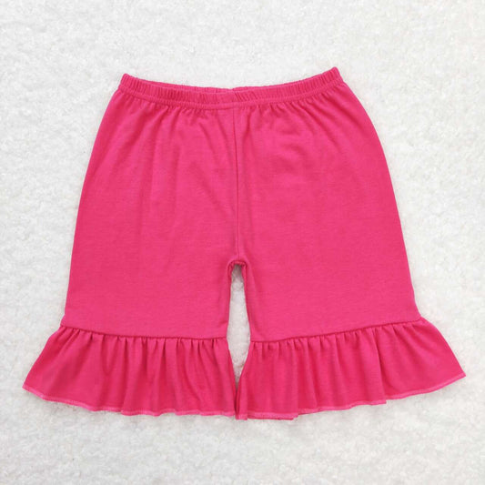 SS0249 hot pink girls shorts