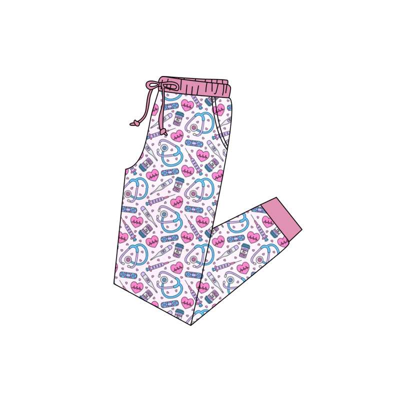 custom style Doctor pink adult pants moq 3