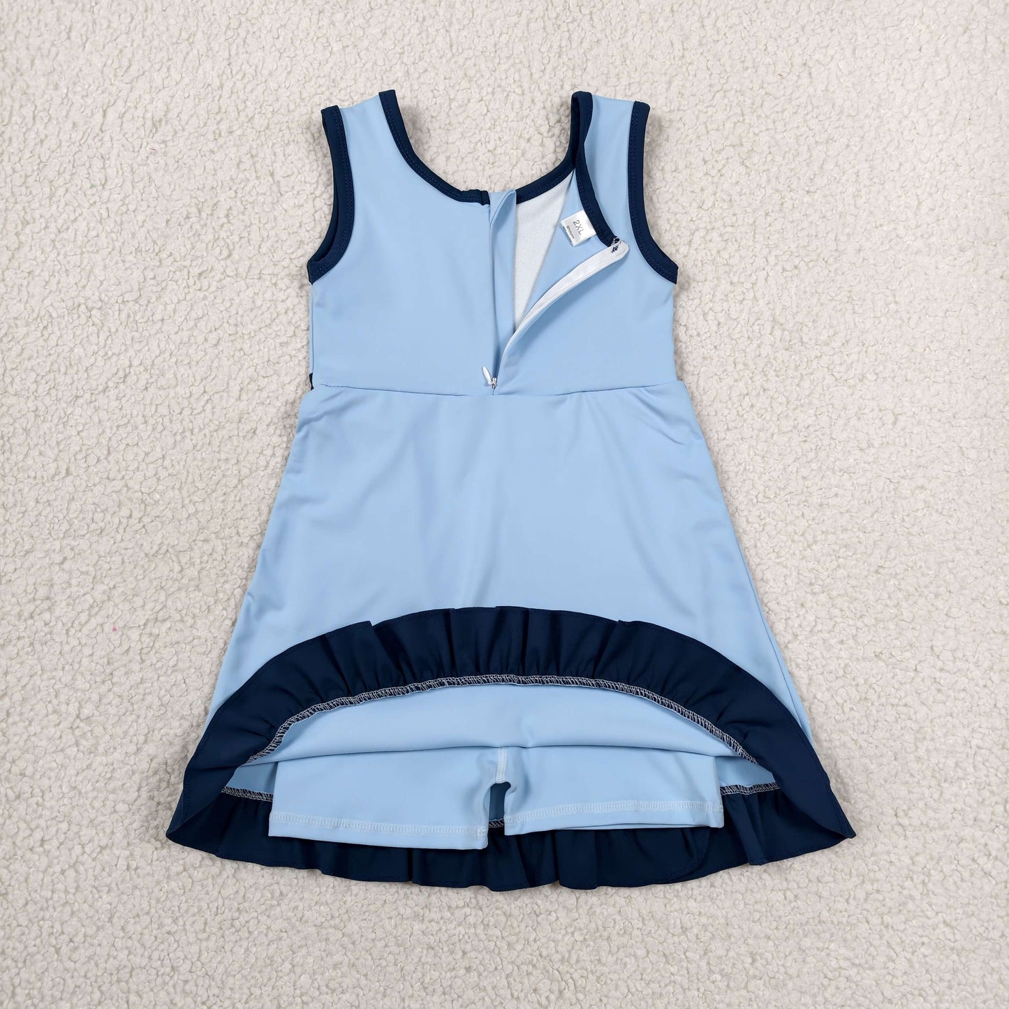 GSD4126 Yoga Blue Skorts Girls Dress
