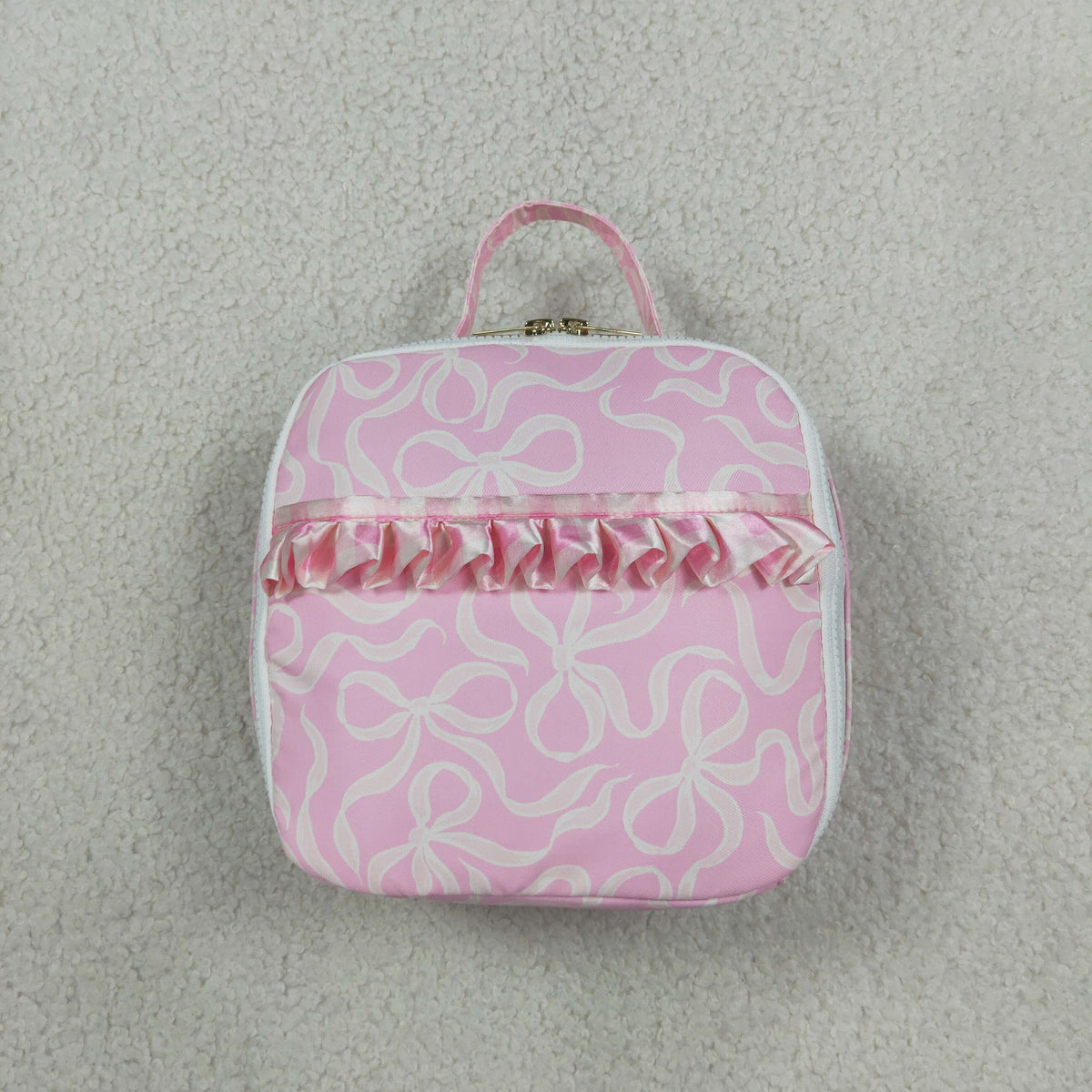 preorder BA0464 Bows Pink Lunchbox Lunch Bag
