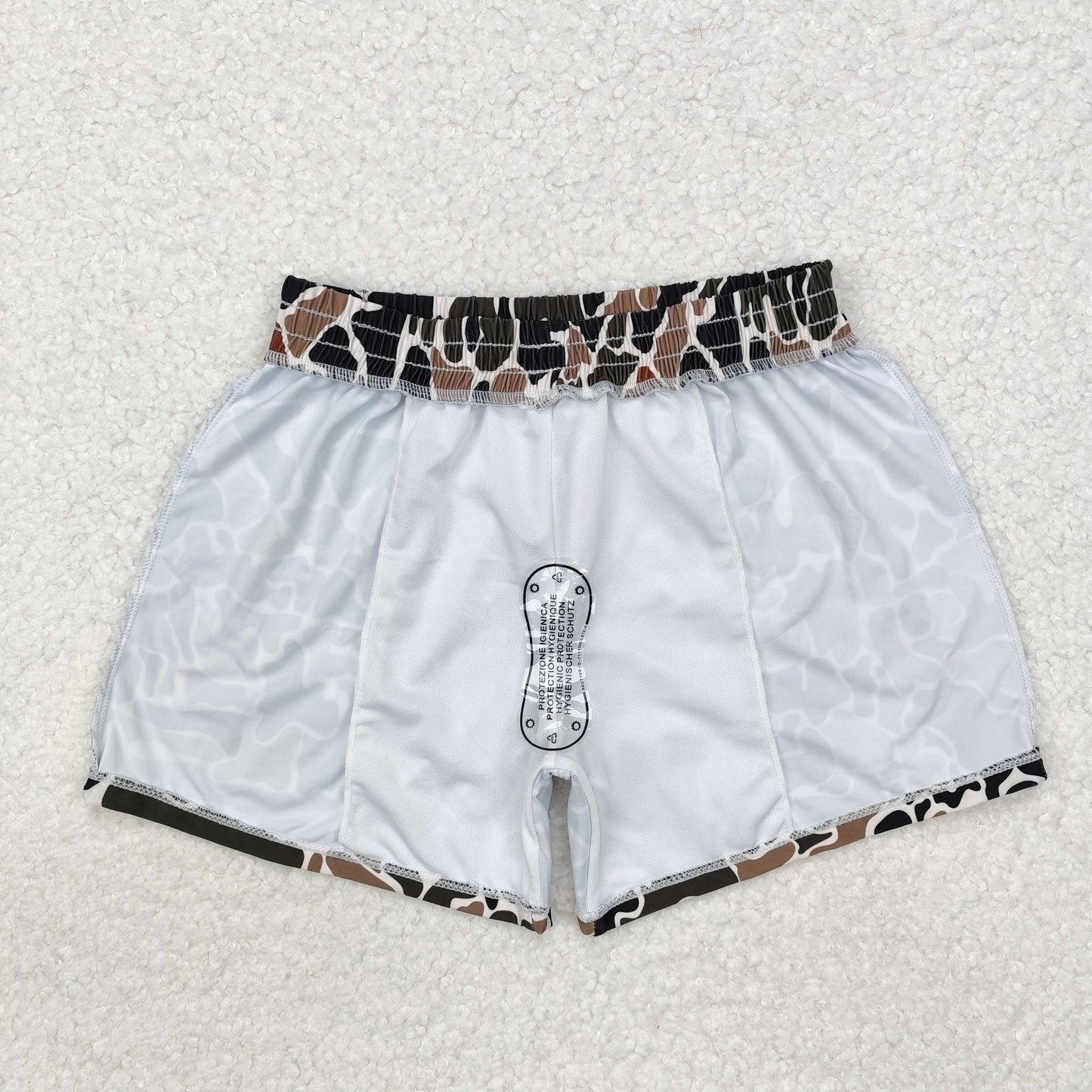 USA SHOP S0479 hunting camo old school camo boys swimming trunk
