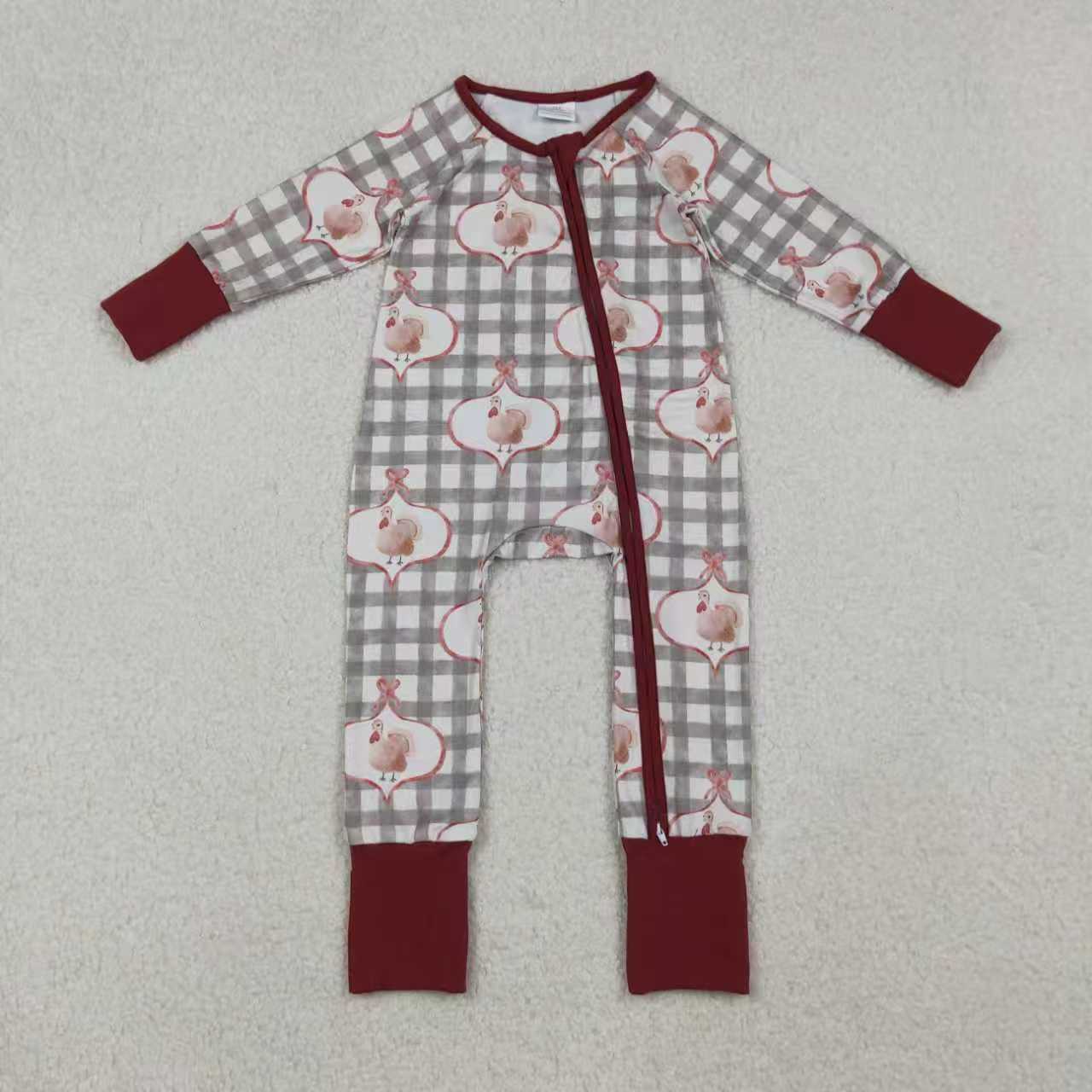 Thanksgiving turkey romper/set RTS Sibling Clothes