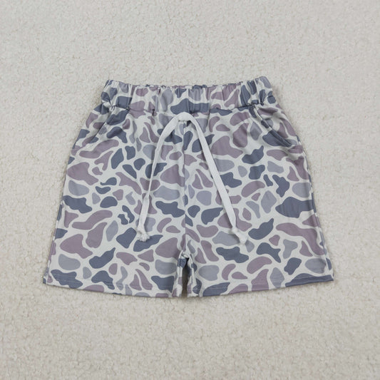 SS0140 Camo boys milk silk shorts