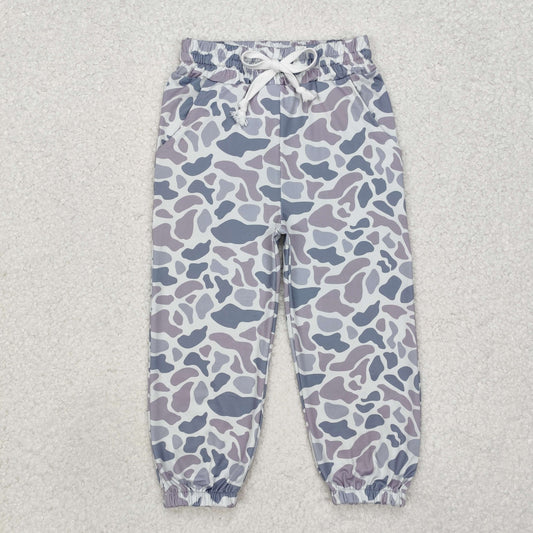 P0651 grey camo boys milk silk pants