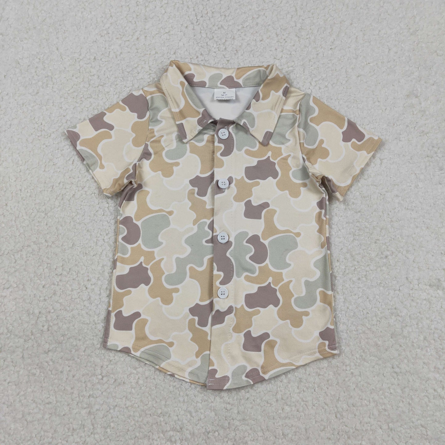 BT1566 Hunting Camo Boy Short Sleeve Boys Top