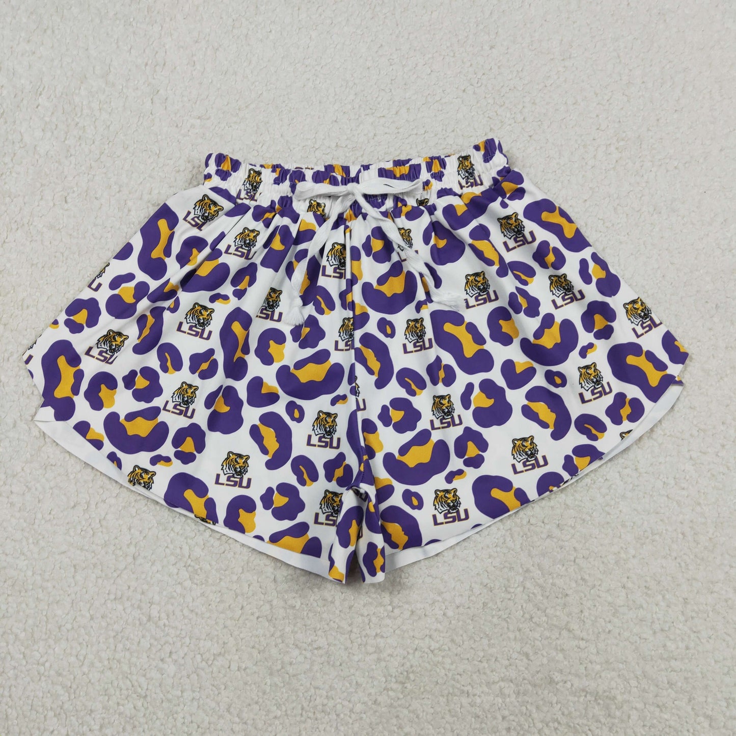 SS0811 Yoga Football Item Camo Adult Women Shorts