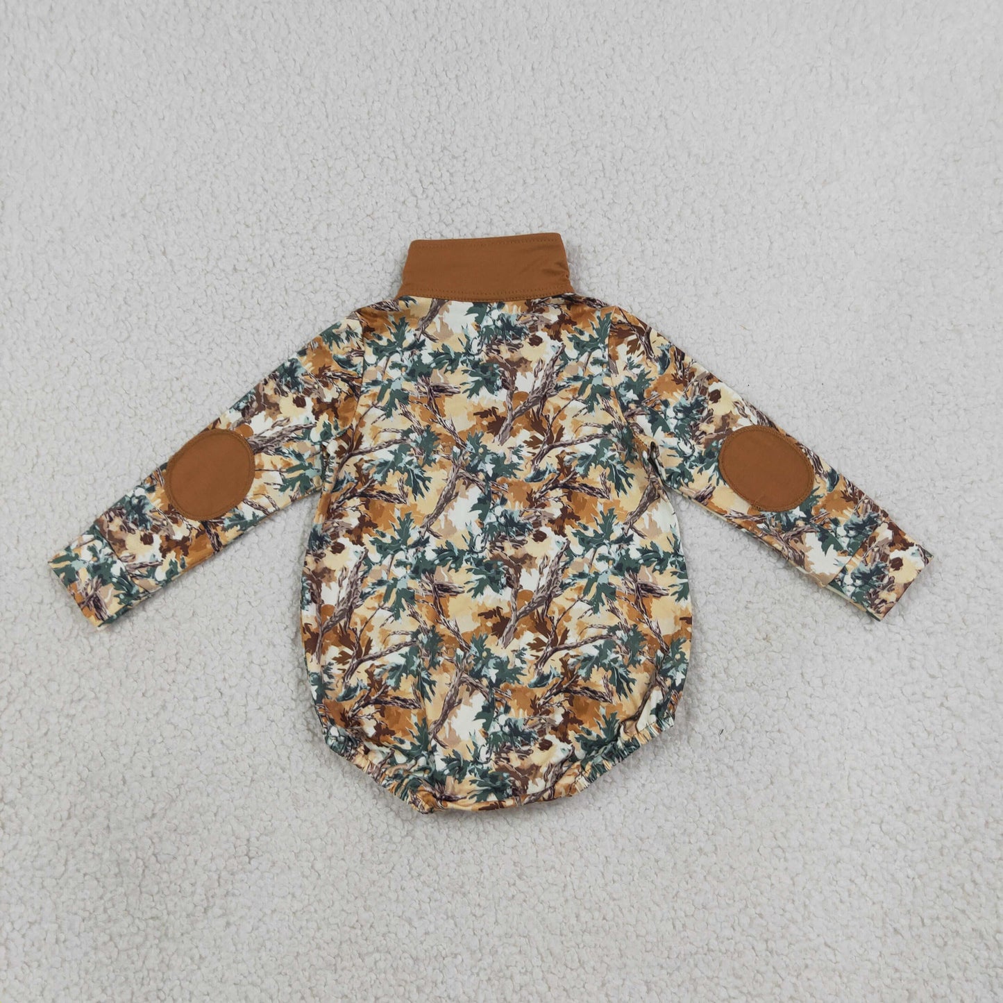 LR3048 Hunting Style Long Sleeve Boys Romper