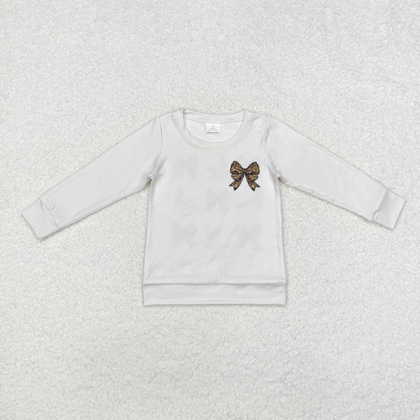 GT0759 hunting camo duck camo bows mallard duck long sleeve girls top