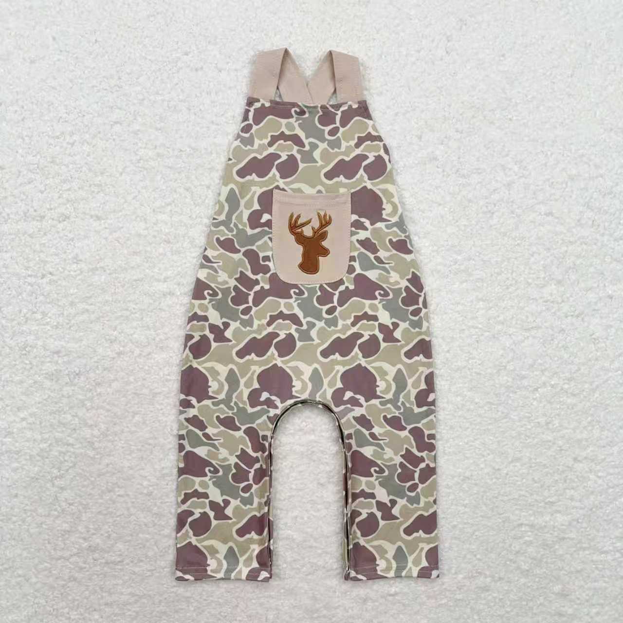 Embroidery hunting deer camo RTS Sibling Clothes