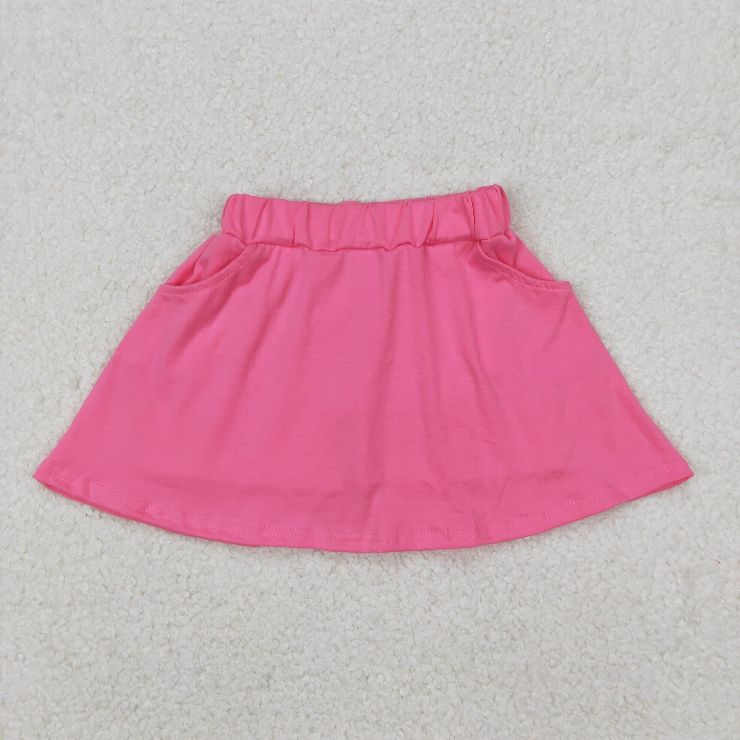GLK0066 hot pink skirt with shorts girls shorts