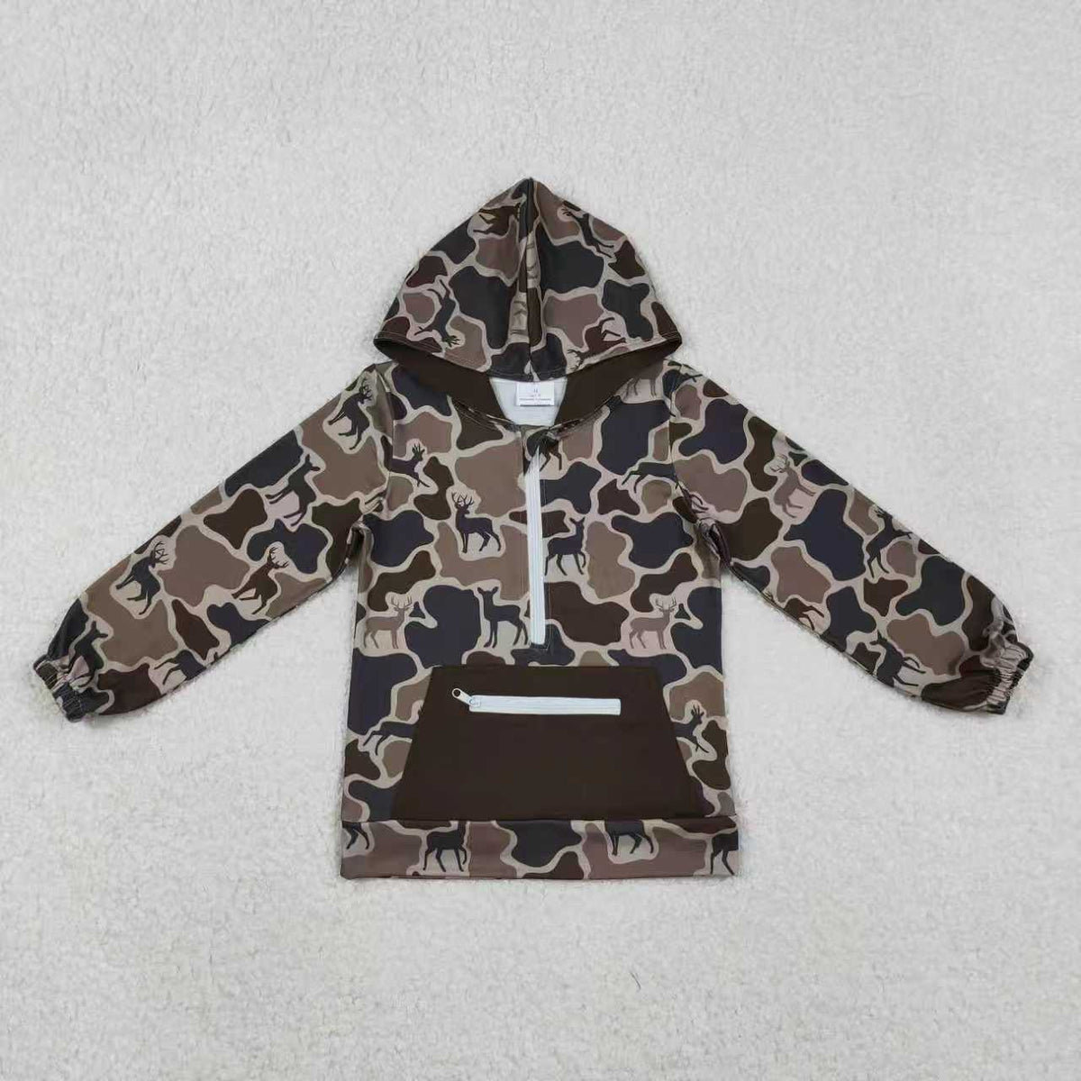 Hunting Camo Deer Zipper Hoodie/Set RTS Sibling Clothes
