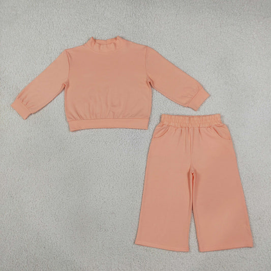 GLP3471 Pink Long Sleeve Pants Girls Set