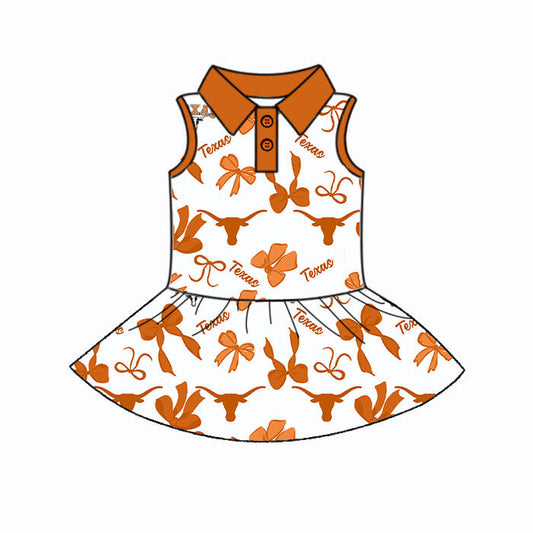 custom moq 3 football team 3 zipper sleeveless skorts girls dress