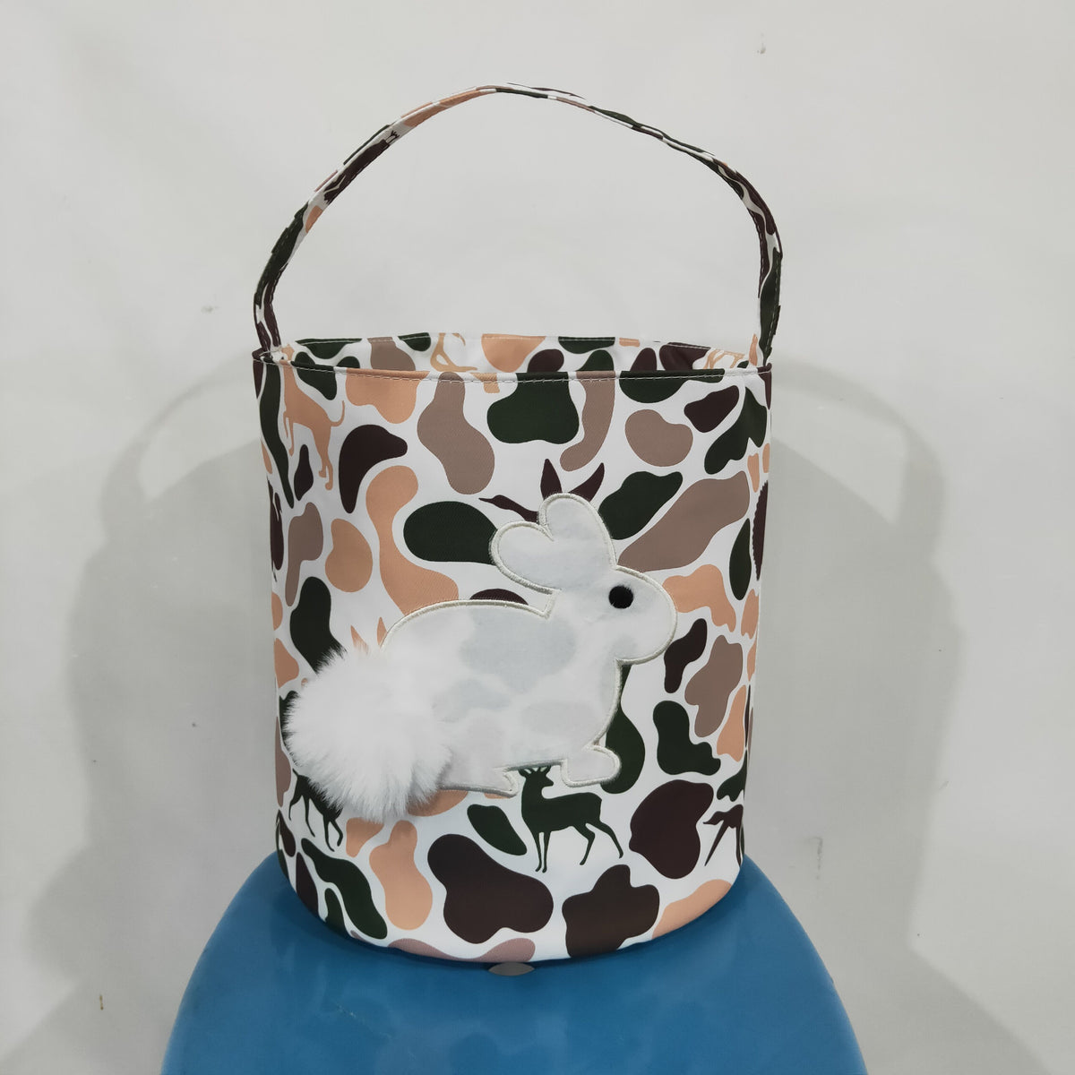 BA0466 Easter Carrot Egg Rabbit Basket Bag