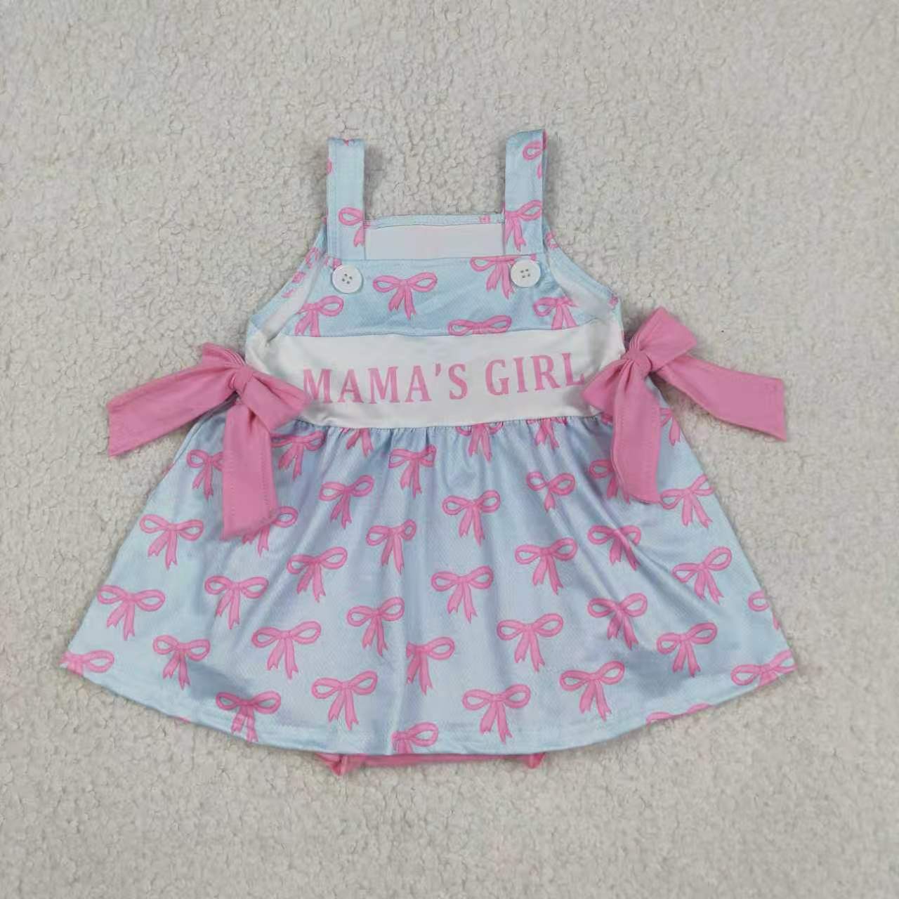 Mama's Girl Bows Dress/Romper Sibling Clothes RTS