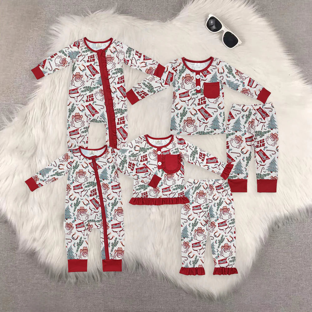 Western Christmas cactus Santa red RTS Sibling Clothes