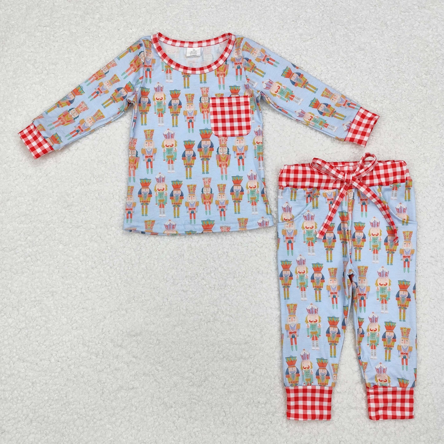 bamboo BLP0521 The Nutcracker Christmas long sleeve pants boys pajamas