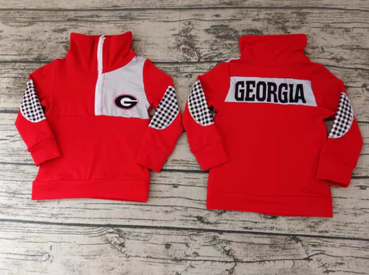 custom S 8.23 Red kids pullover